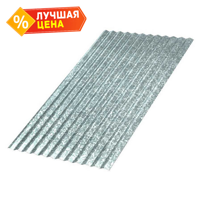 Профлист Металл Профиль МП-18 0,7 Цинк Бесцветный | A