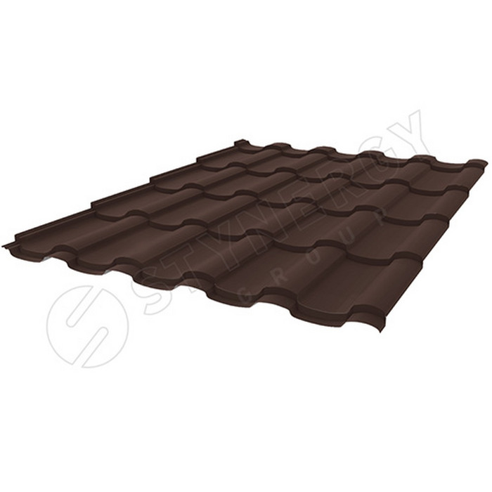 Металлочерепица Stynergy Stella Стальной Кашемир (0.5) RAL 8017