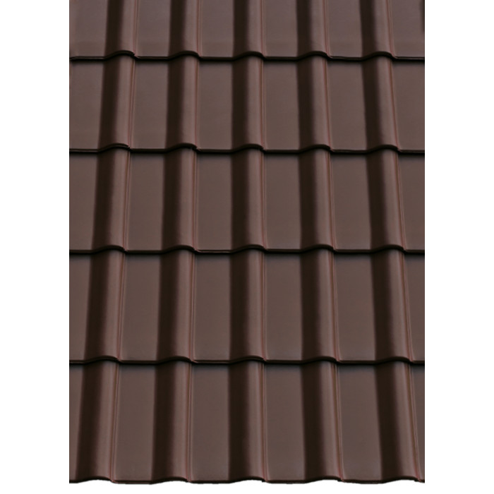 Керамическая черепица ABC Modena 11, Орехово-коричневый