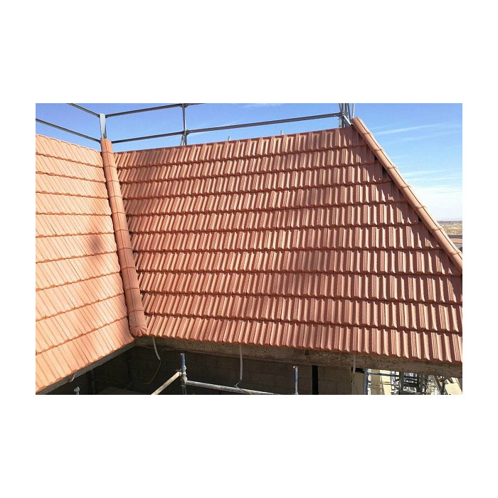 Коньковая черепица круглая, Red, Tejas Borja